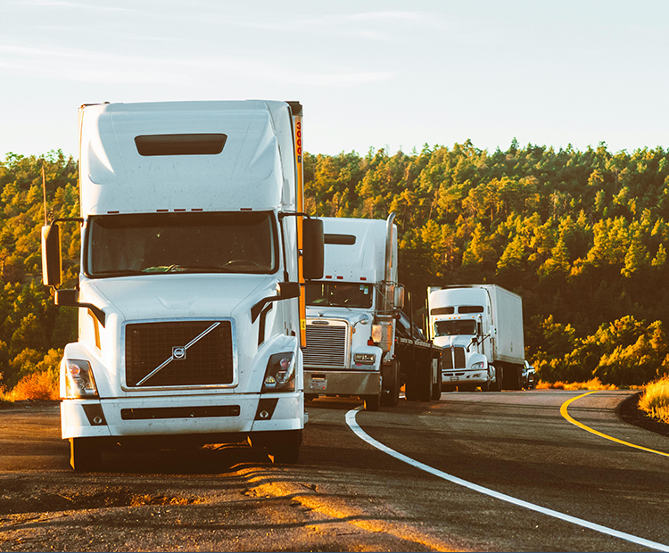 logistics trucks